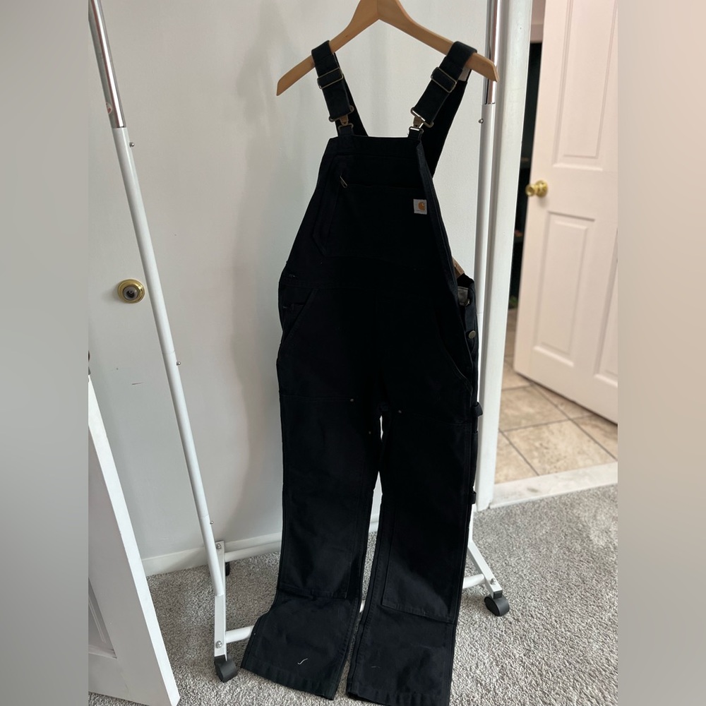 Carhartt overalls black, NWT, 8/10 tall